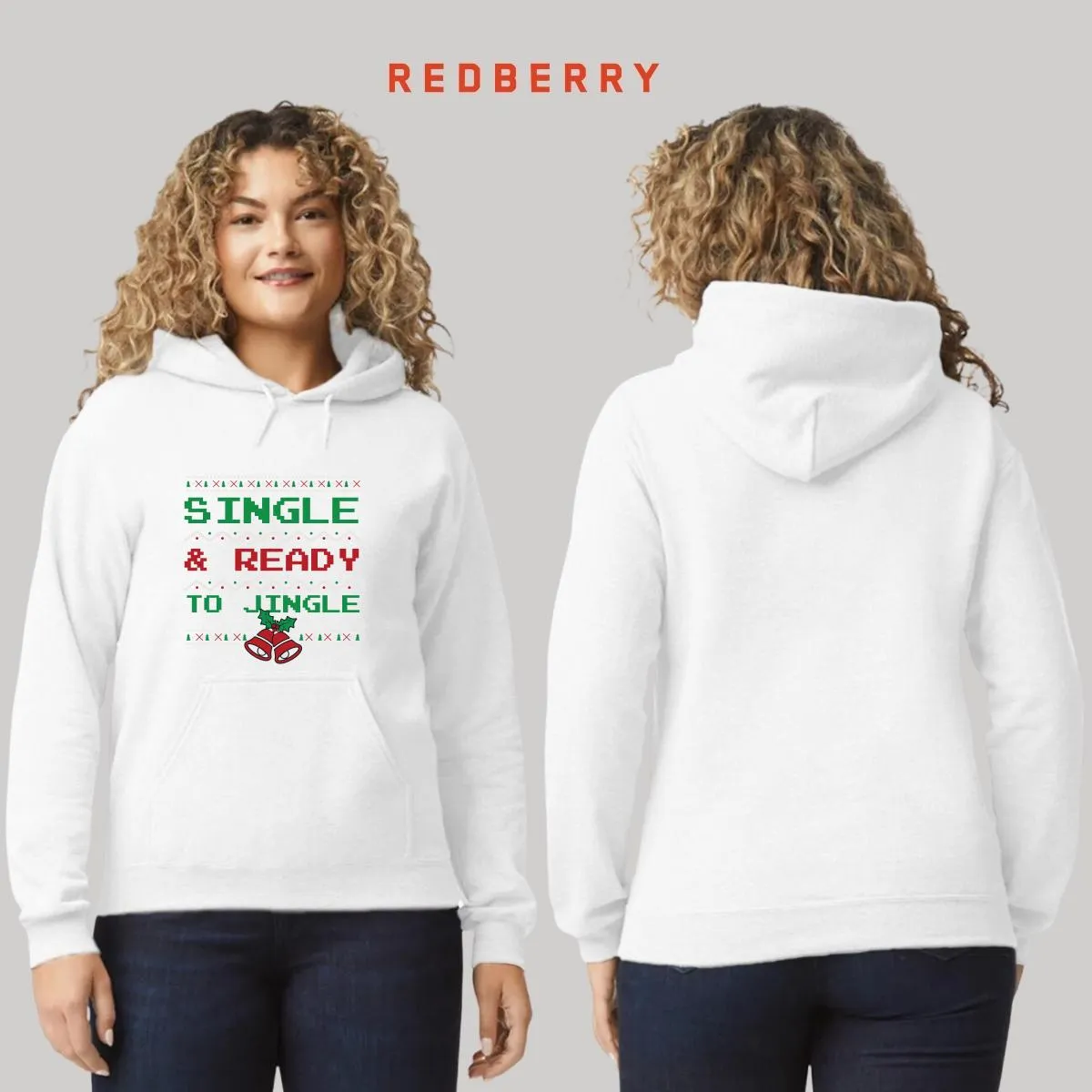 Sudadera Deportiva Mujer Navideña Hoodie 019