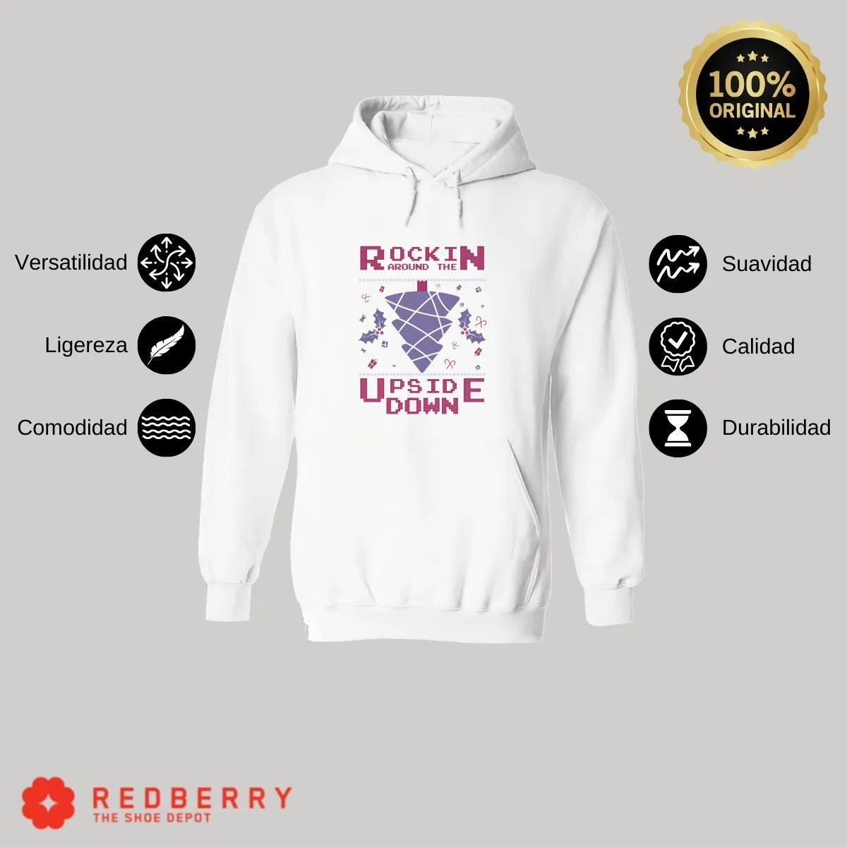 Sudadera Navideña Hombre Deportiva Hoodie 014