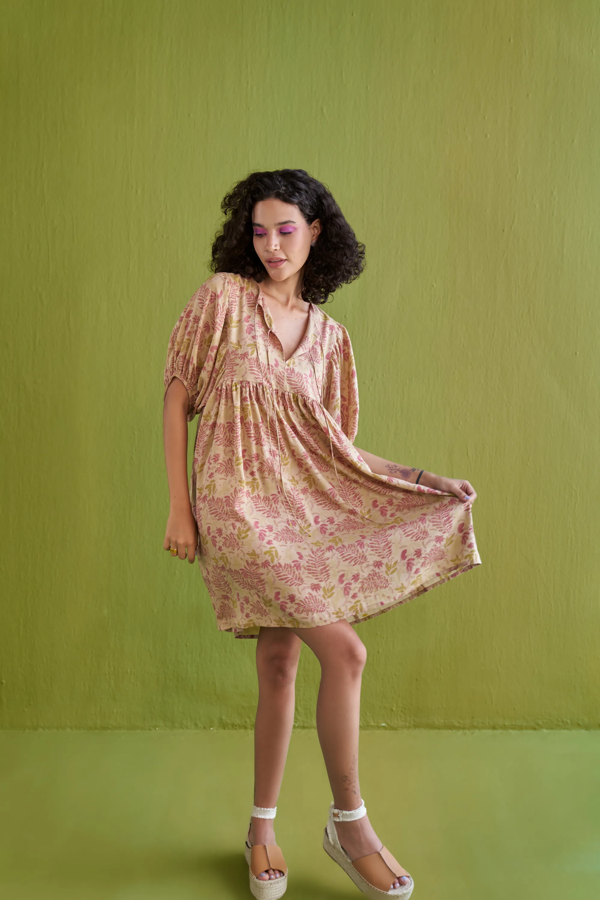 Sunset Wilds Lyocell Dress