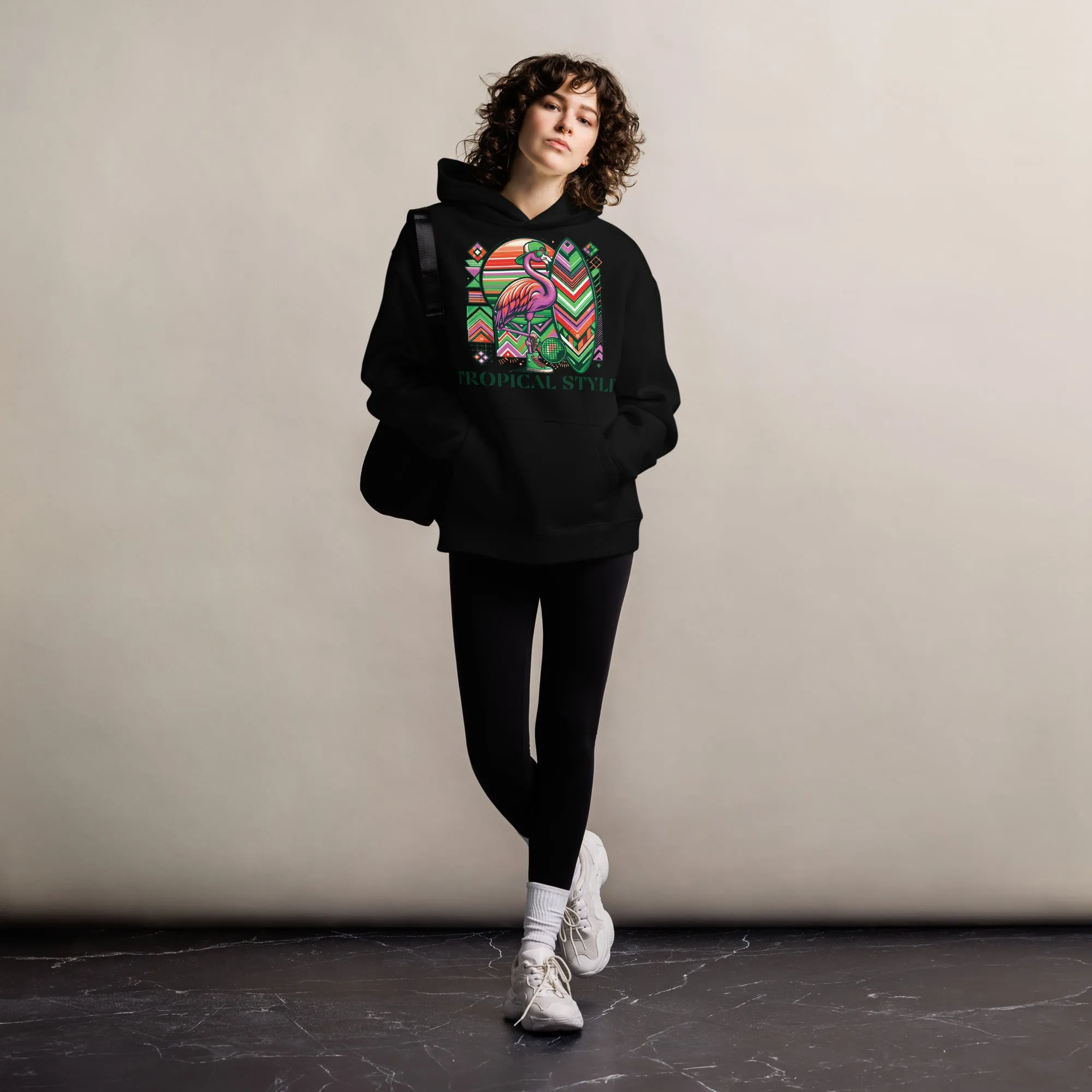 Surf and Style - Embrace the Tropical Flamingo Spirit