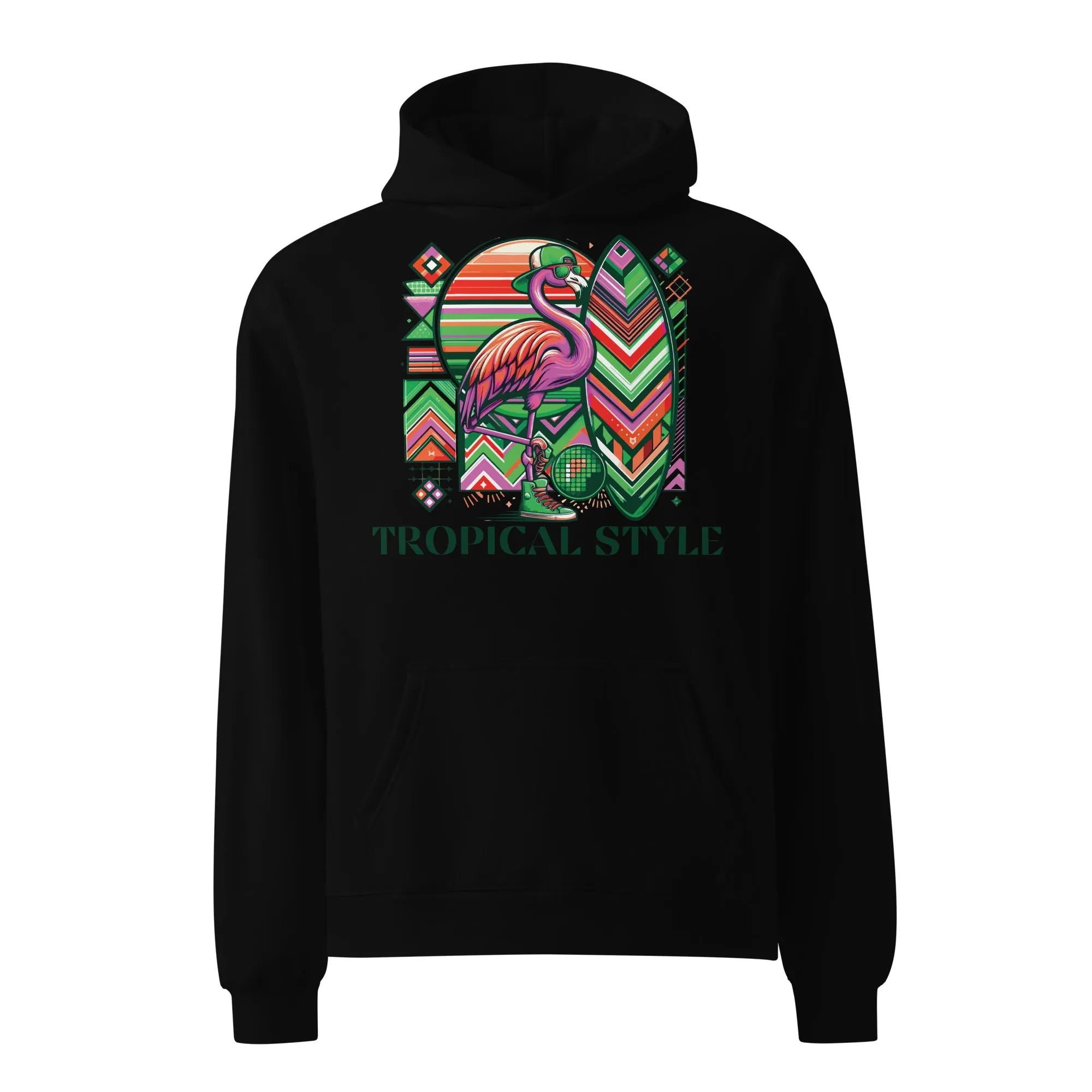 Surf and Style - Embrace the Tropical Flamingo Spirit