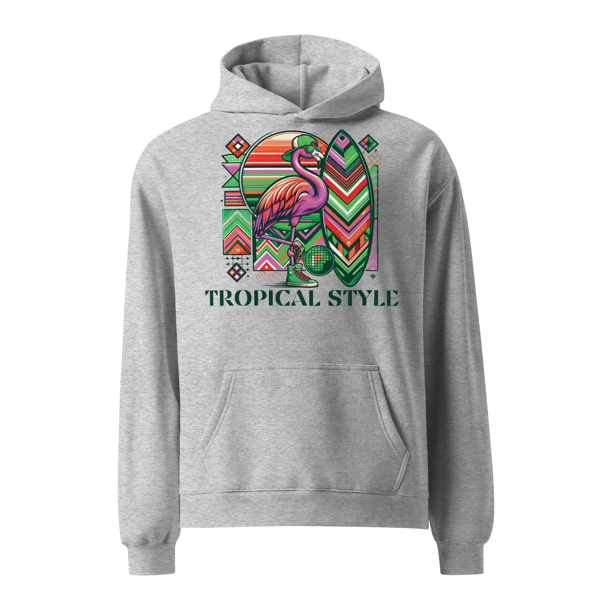 Surf and Style - Embrace the Tropical Flamingo Spirit