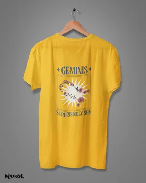 Surprisingly shy geminis printed t shirts