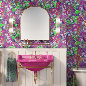 SWEET VIRGINIA WALLPAPER IN PINK