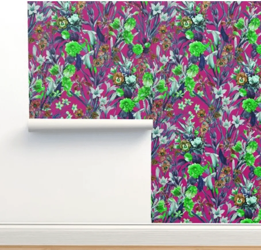 SWEET VIRGINIA WALLPAPER IN PINK
