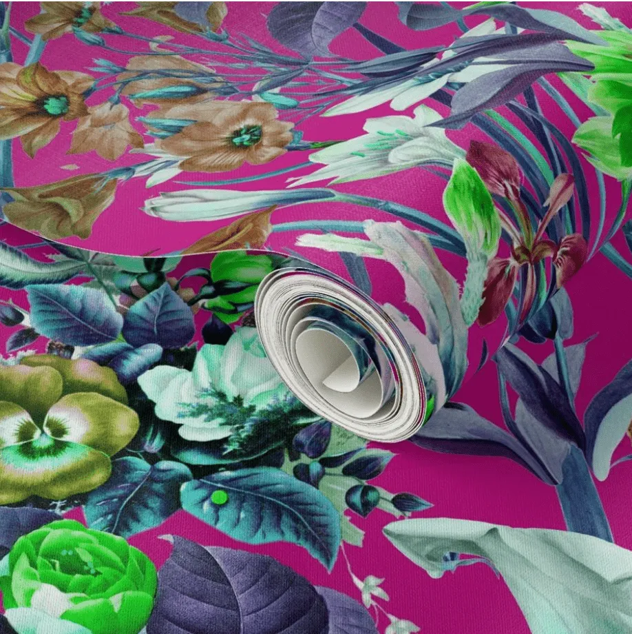 SWEET VIRGINIA WALLPAPER IN PINK