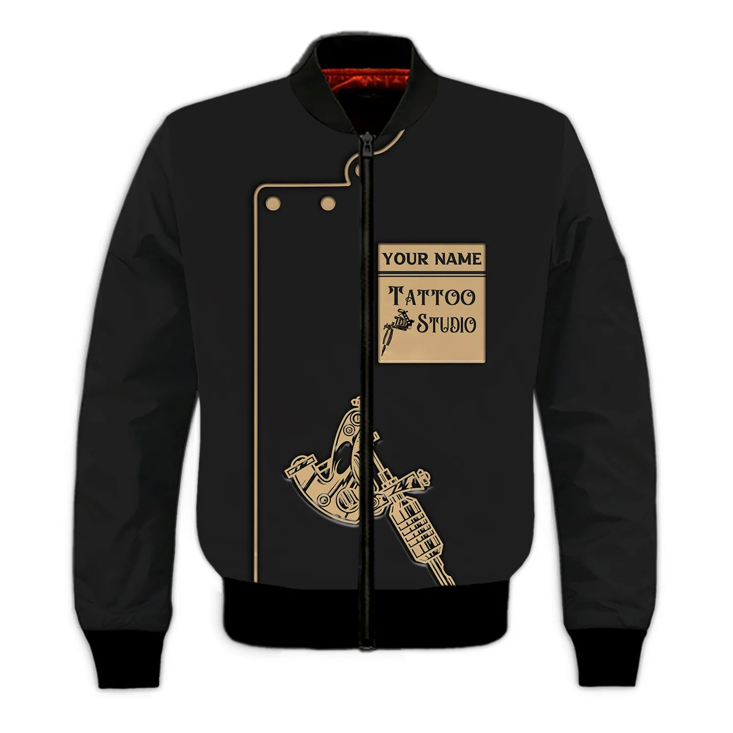 Tattoo Artist Personalized T-Shirt Classic Tattoo Uniform Tee Shirt Zipper Hoodie, 3D Hoodie [Non workwear]