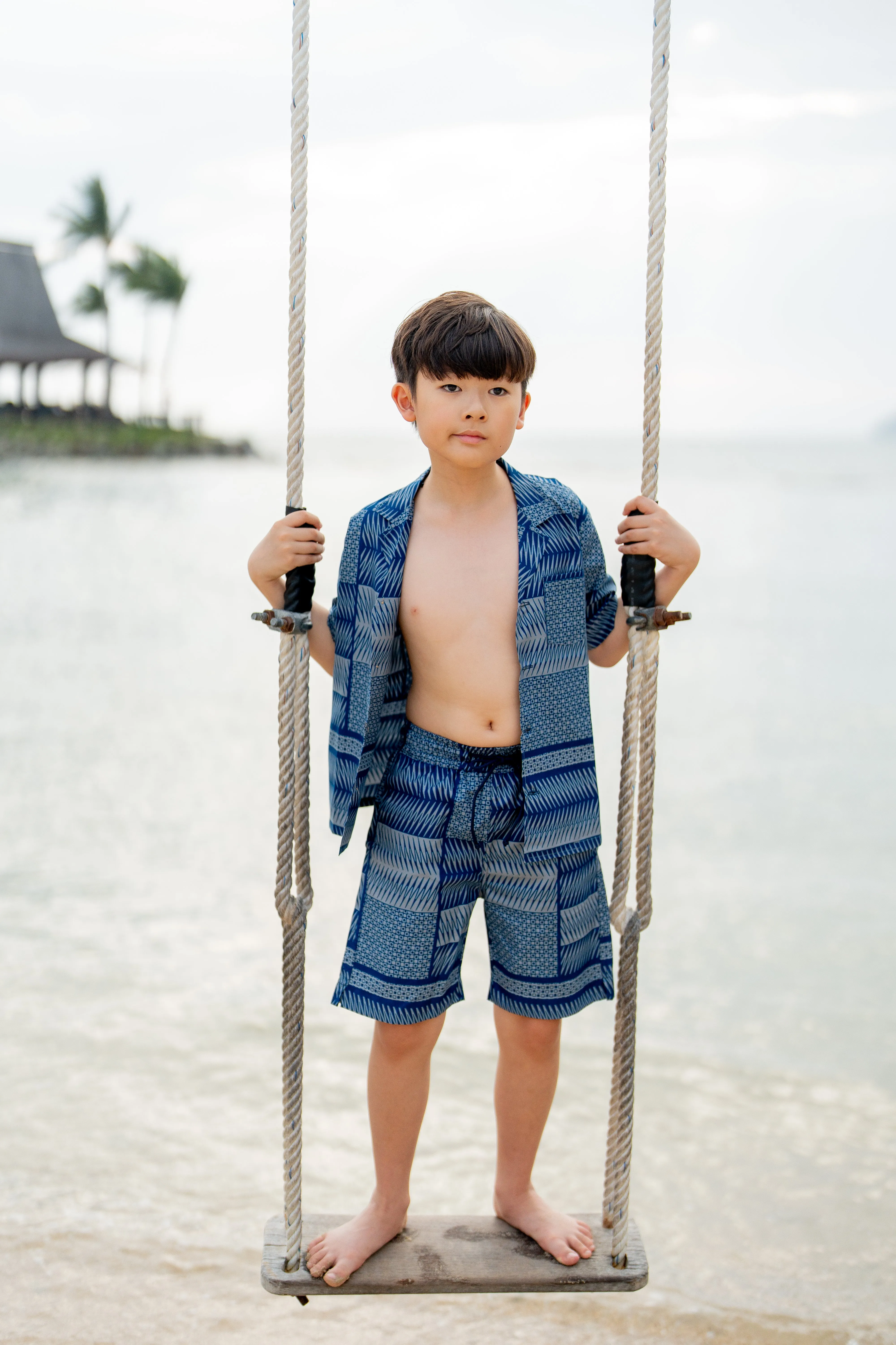 Temi Swim Shirt | Sea Lines