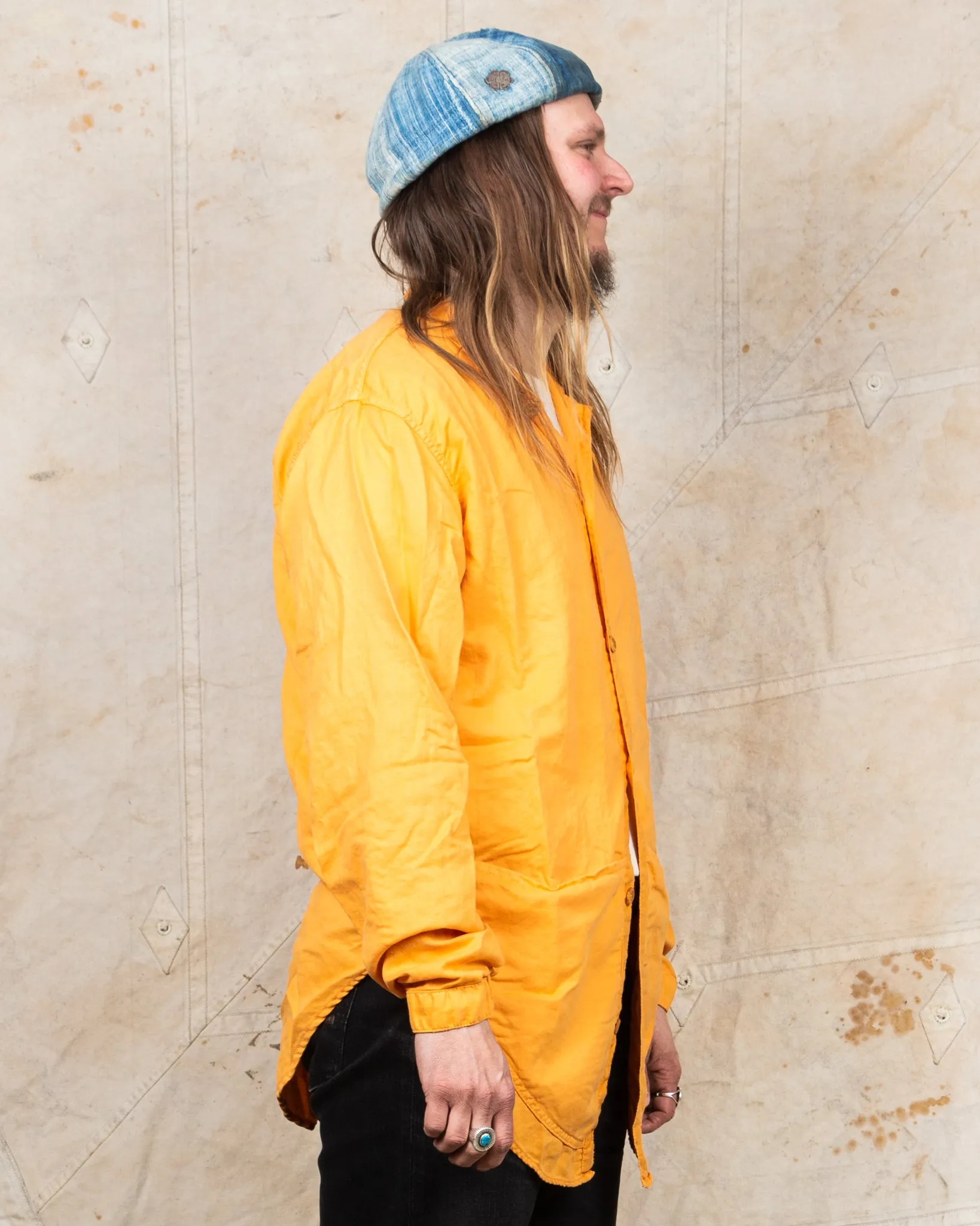 Tender Type 441 Compass Pocket Shirt Annatto Dyed