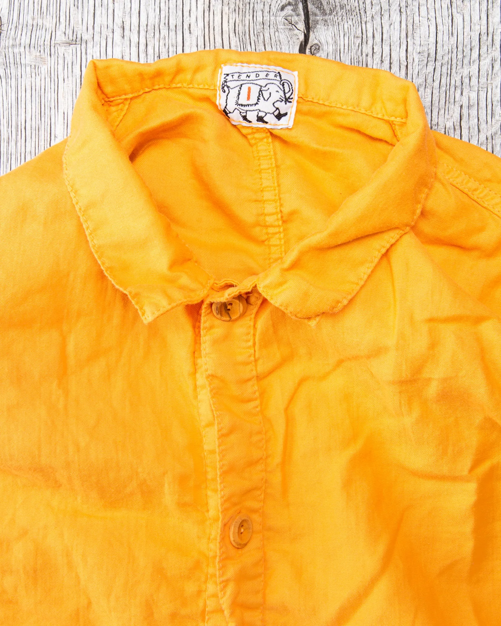 Tender Type 441 Compass Pocket Shirt Annatto Dyed