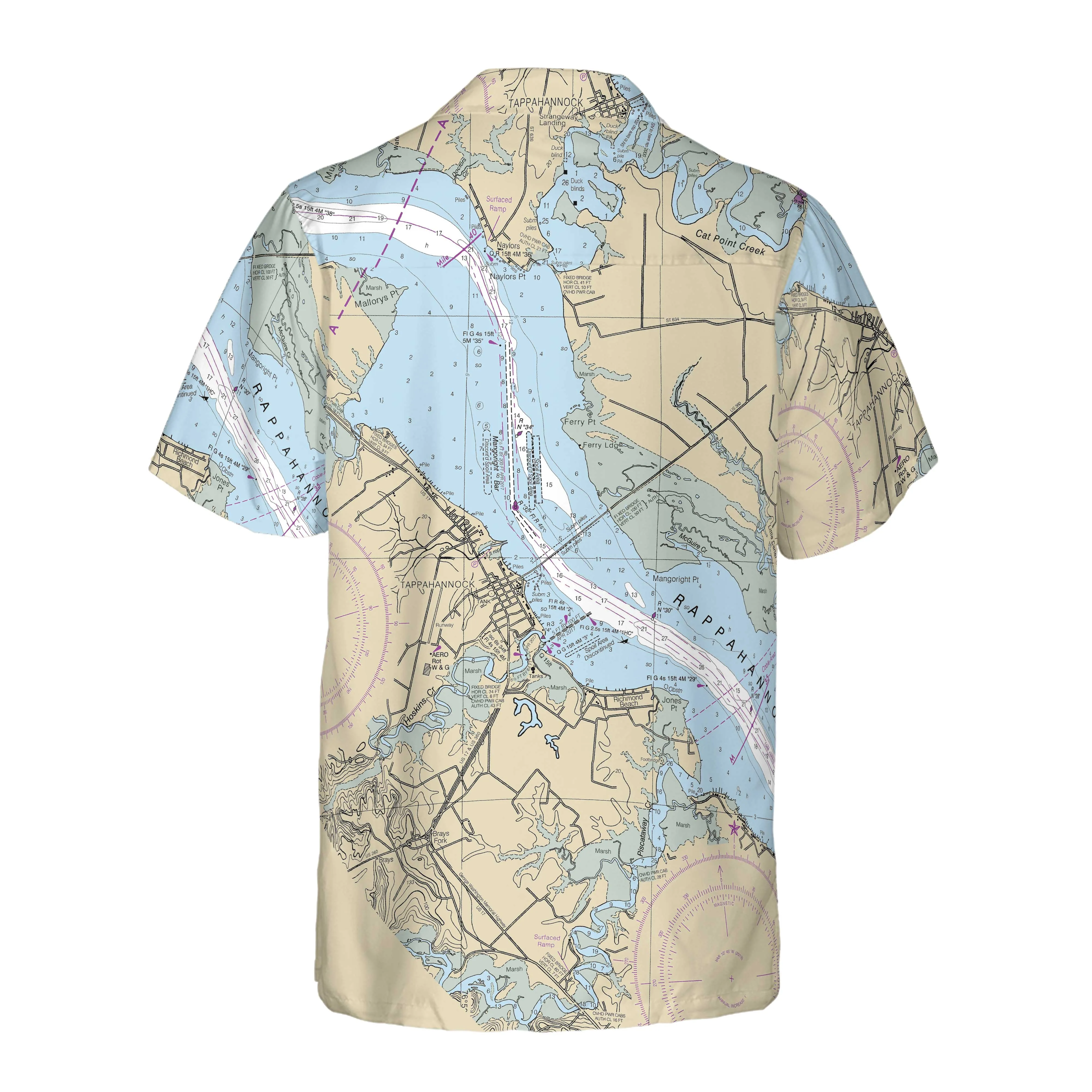 The Tappahannock Coconut Button Camp Shirt