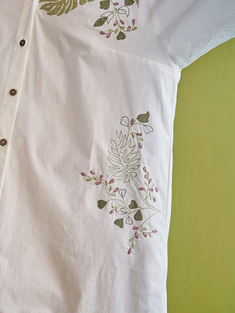 The Tropical Shirt Dress