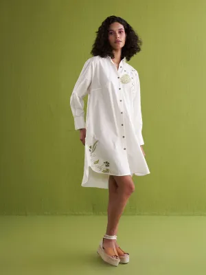 The Tropical Shirt Dress
