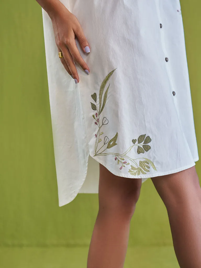 The Tropical Shirt Dress