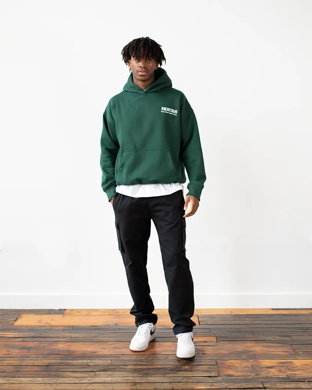The World is Yours Hoodie - Forest Green