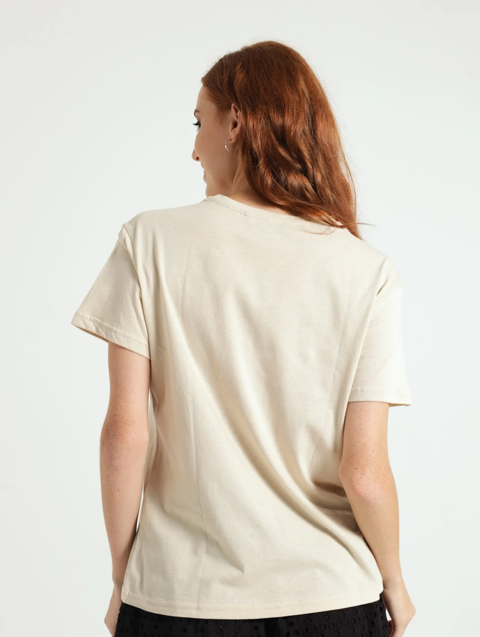 Toucan Tropical Regular Tee - Light Stone