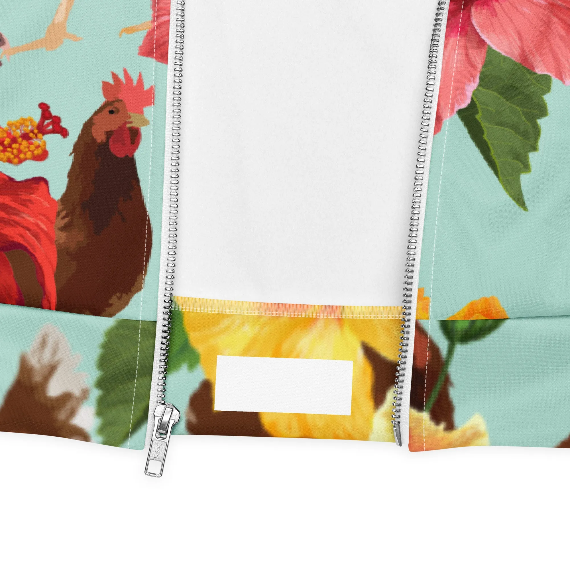 Tropical Chicken Vibes Bomber Jacket