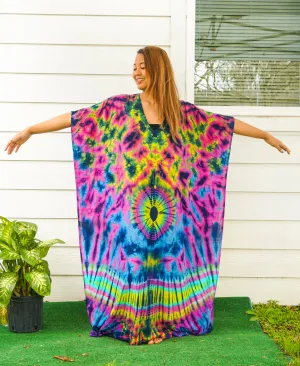 Tropical Dusk Tie Dye Kaftan
