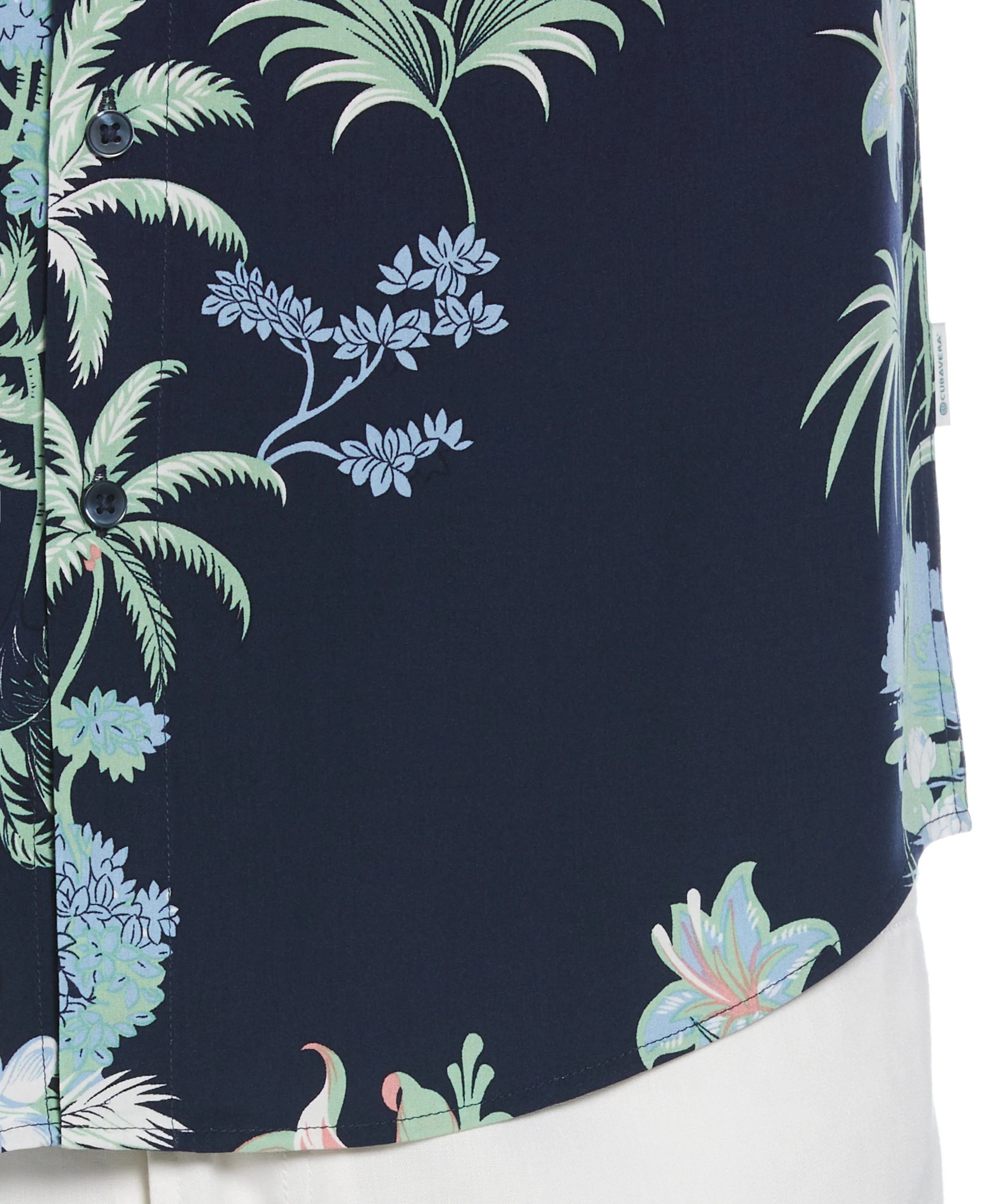 Tropical Flamingo Print Shirt
