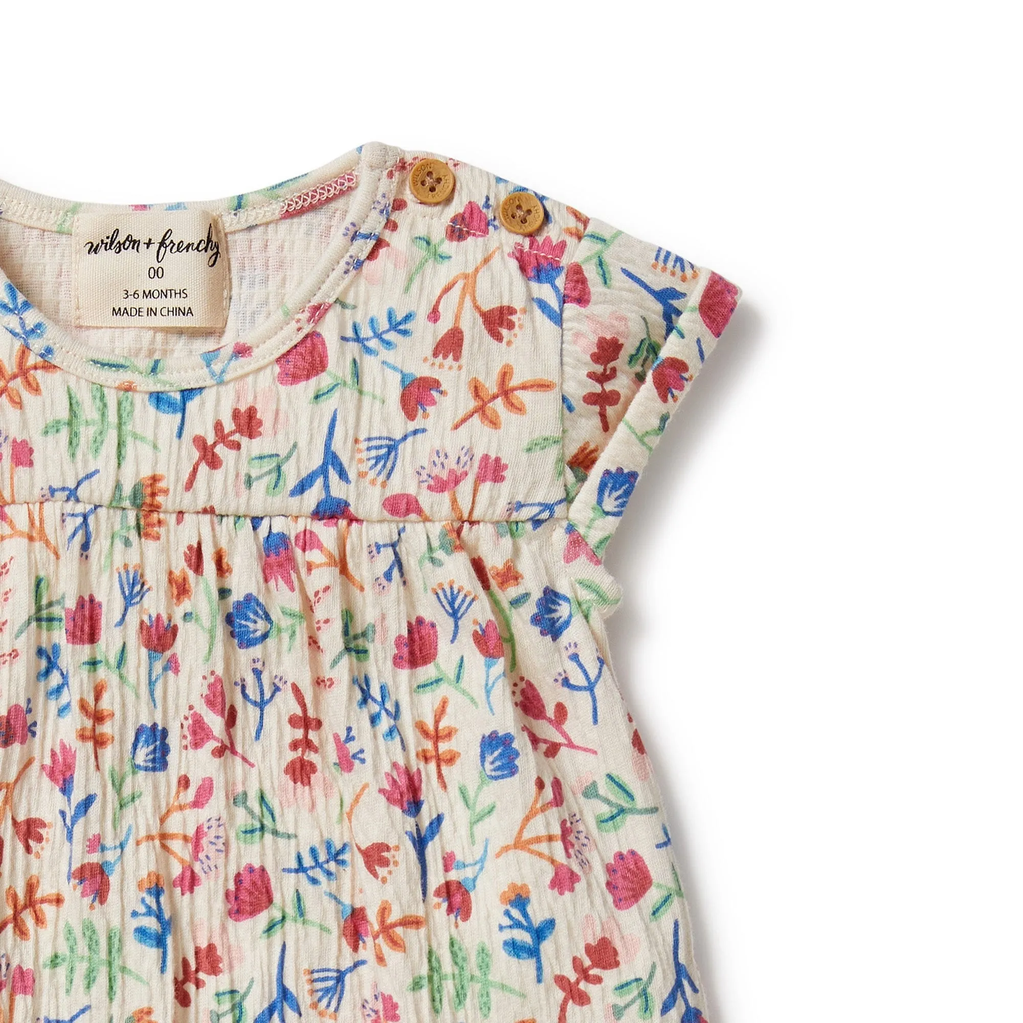 Tropical Garden Crinkle Jumpsuit