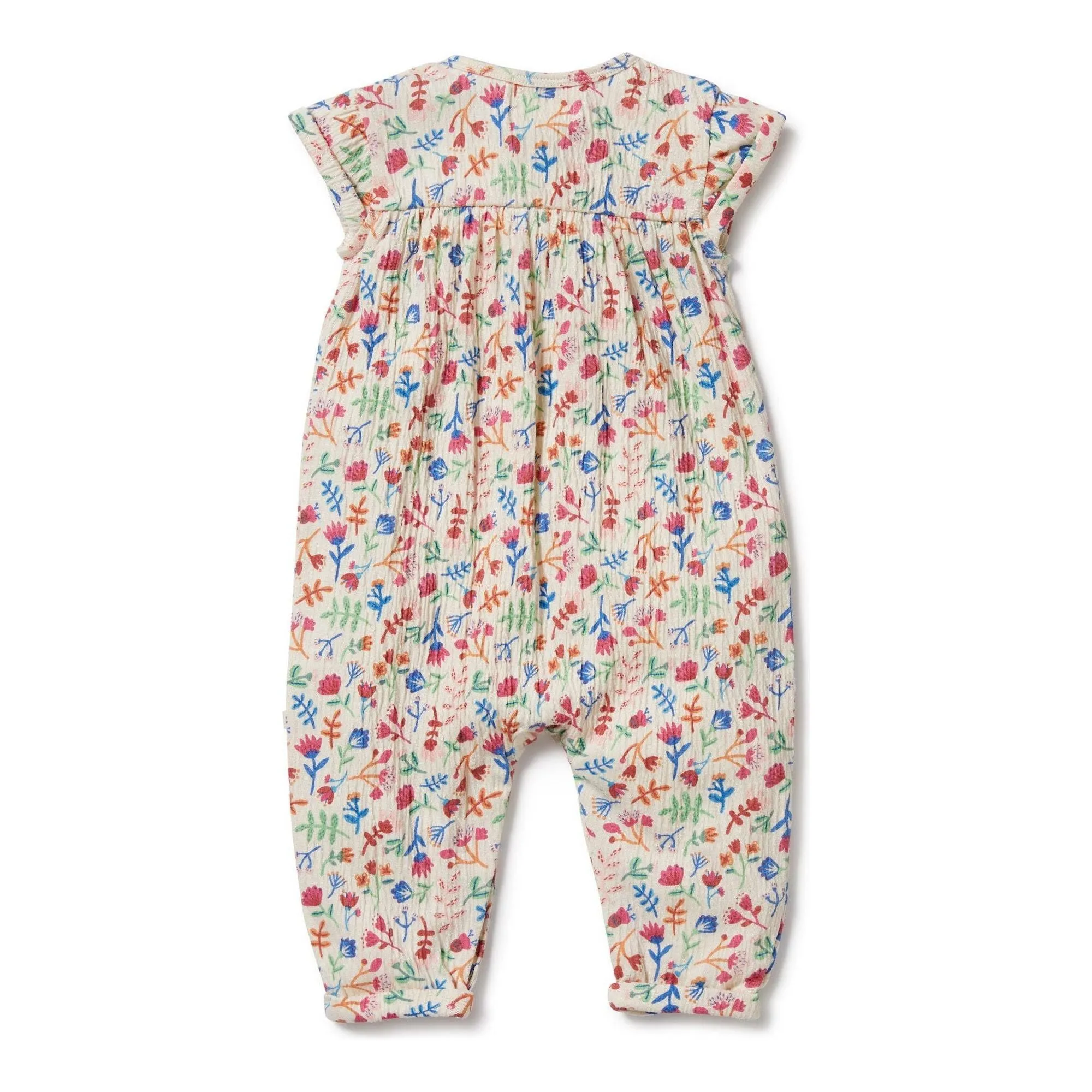 Tropical Garden Crinkle Jumpsuit