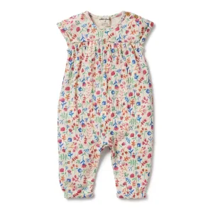Tropical Garden Crinkle Jumpsuit