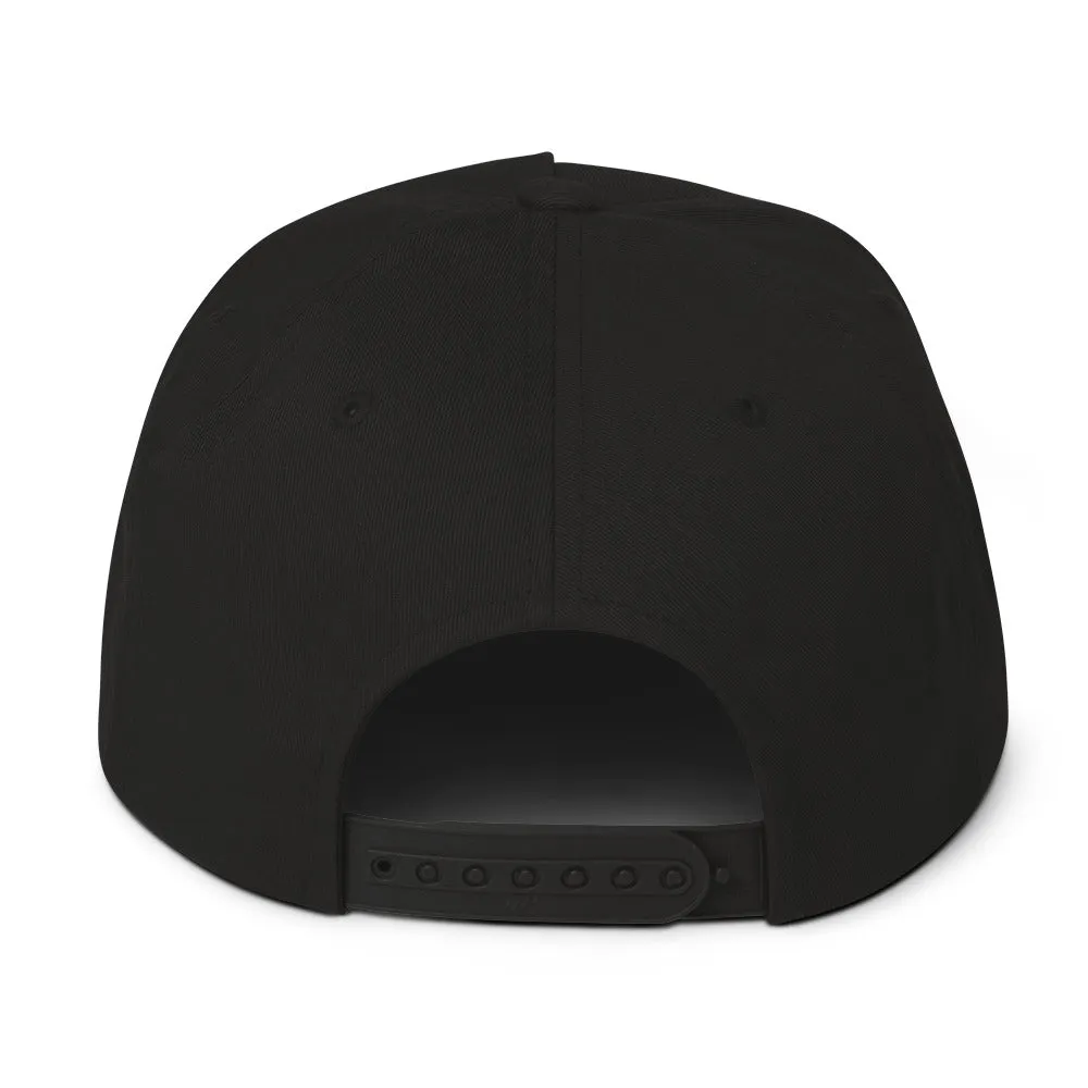 Tropical Goat Embroidered Flat Bill Hat – Bold, Fresh &amp; Unique
