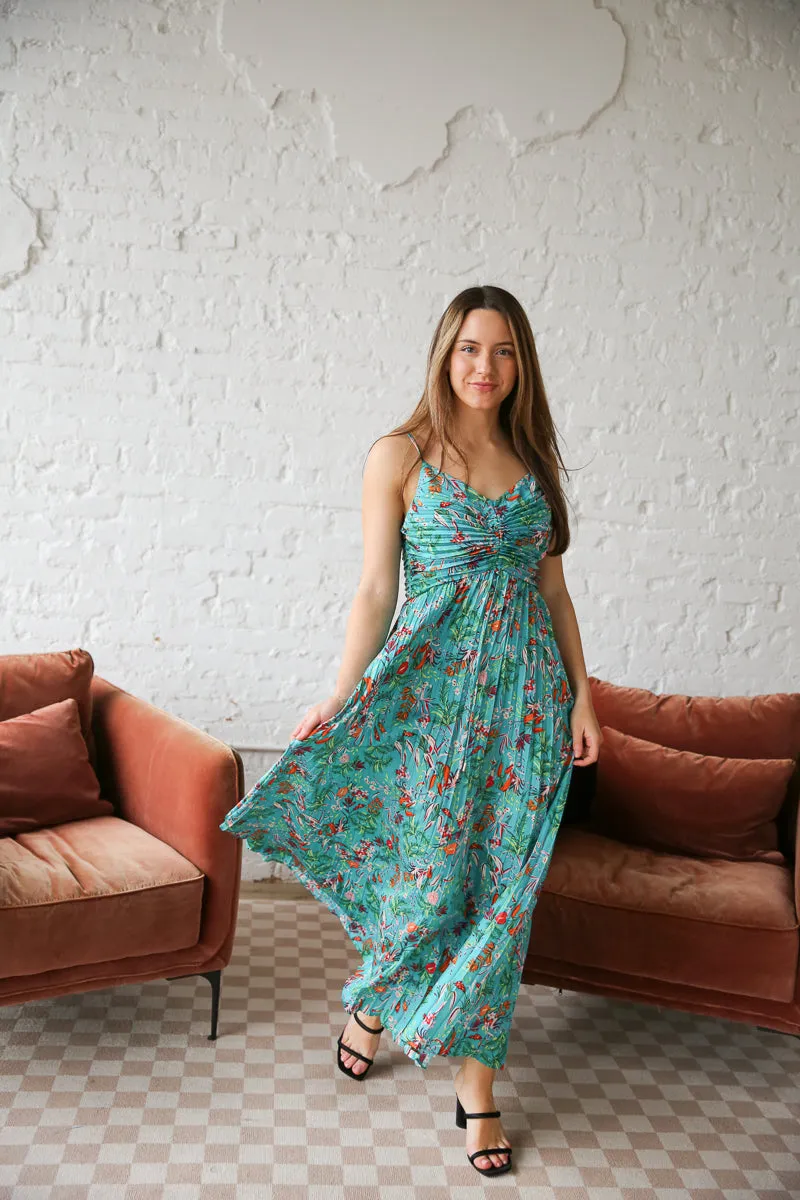 Tropical Print Dress