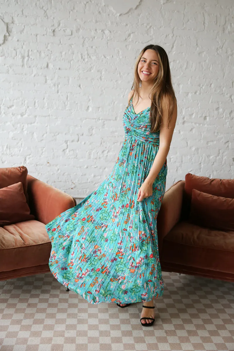 Tropical Print Dress