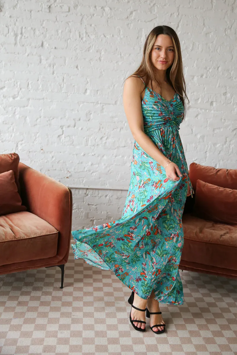 Tropical Print Dress