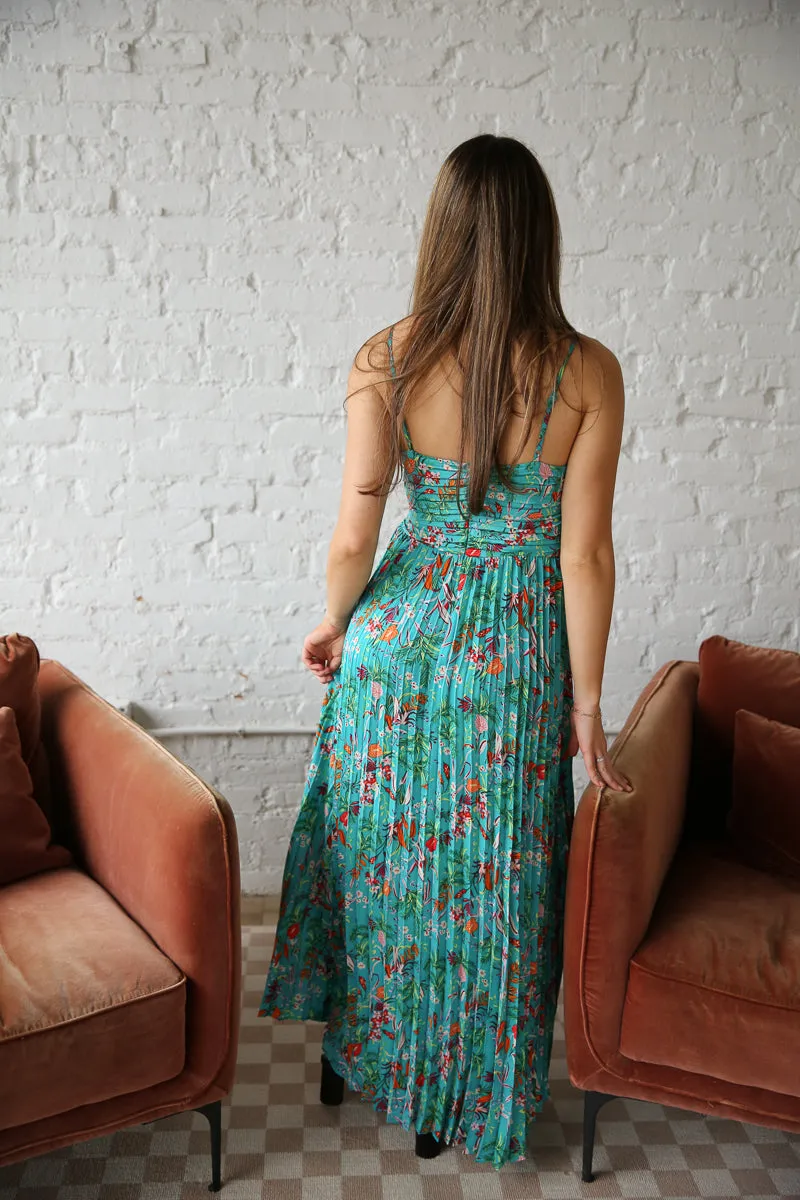 Tropical Print Dress