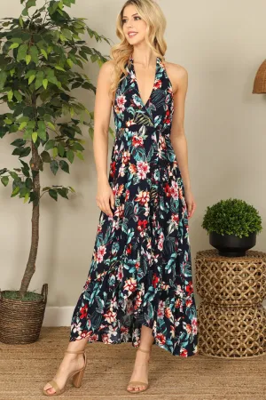 Tropical Printed Dress