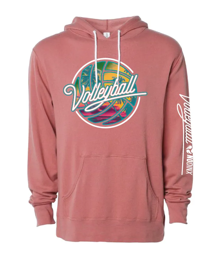 Tropical Puff Hooded Sweatshirt