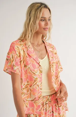 Tropicana Gal Button Up Shirt
