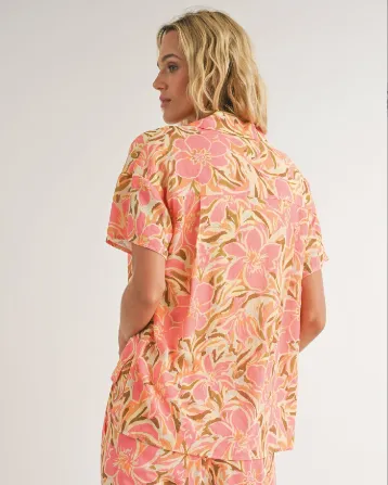 Tropicana Gal Button Up Shirt