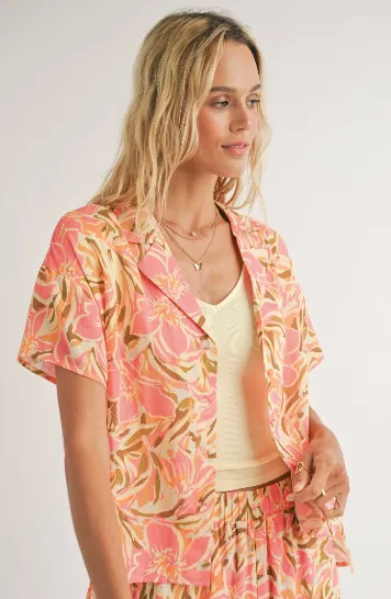 Tropicana Gal Button Up Shirt
