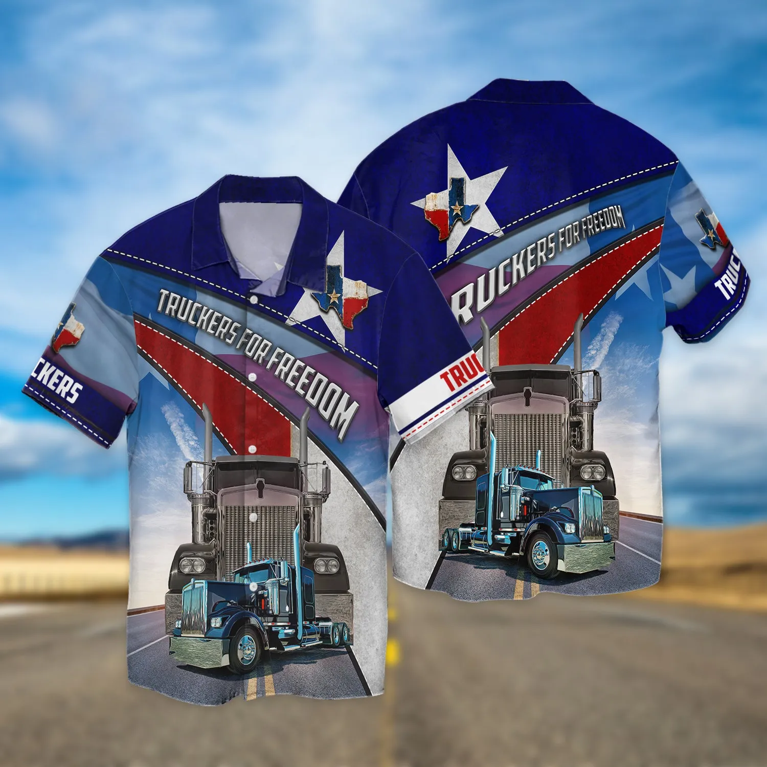 Trucker Texas - 3D Full Print - 1341