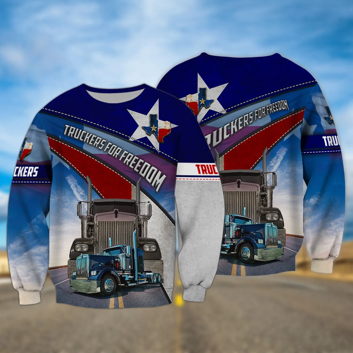 Trucker Texas - 3D Full Print - 1341