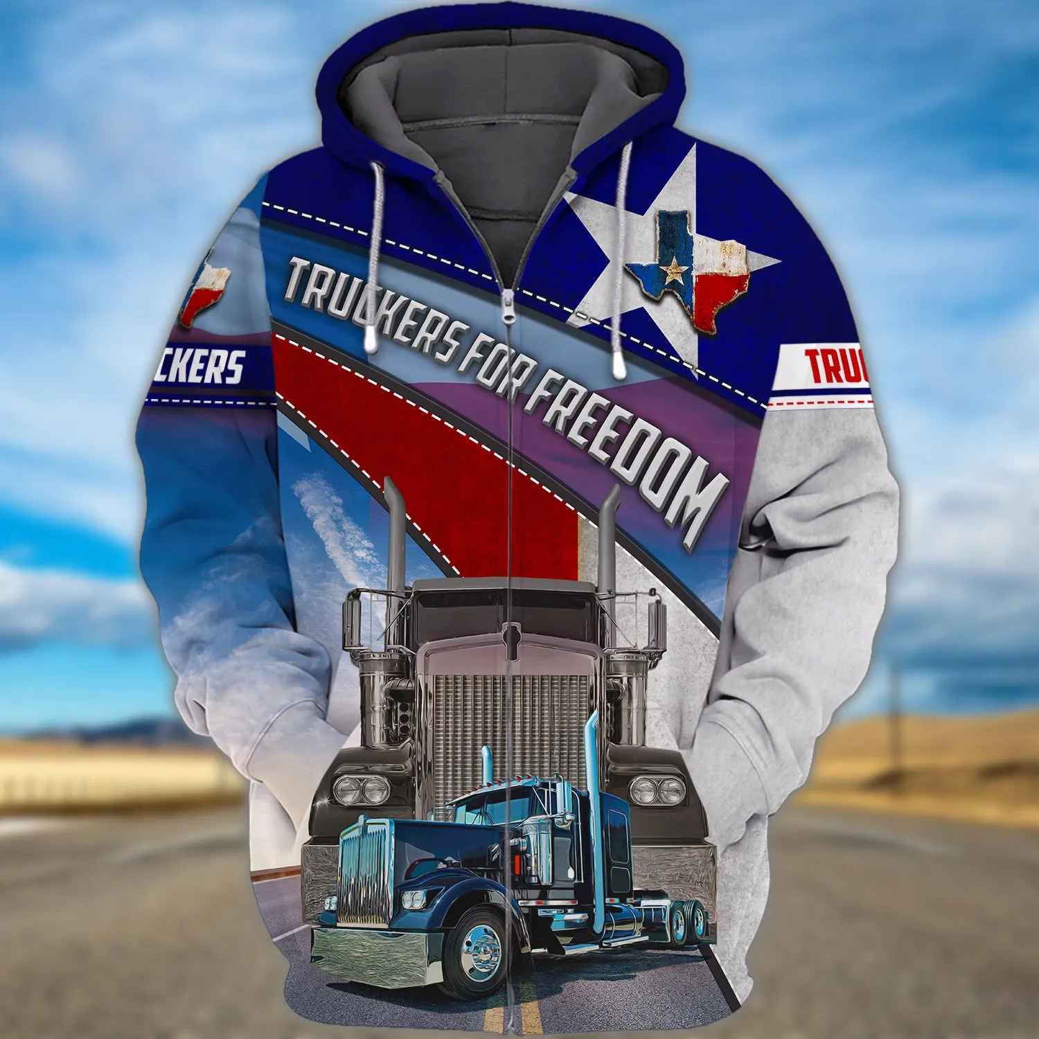 Trucker Texas - 3D Full Print - 1341