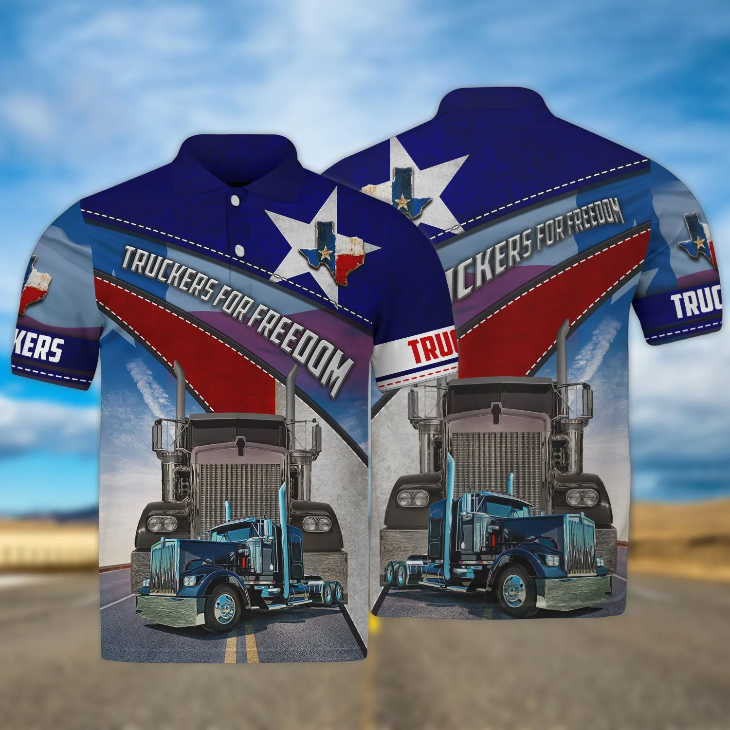 Trucker Texas - 3D Full Print - 1341