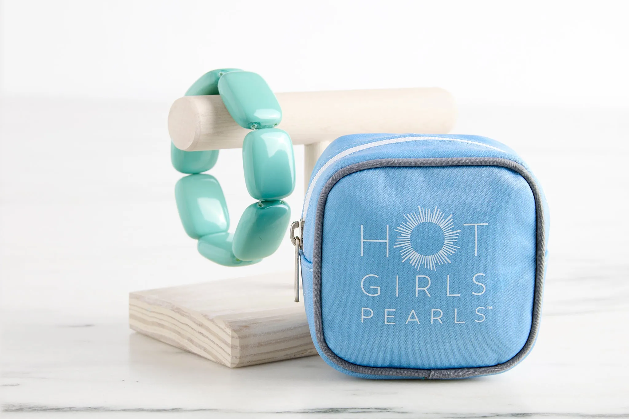 Turquoise Chicklet Cooling Bracelet