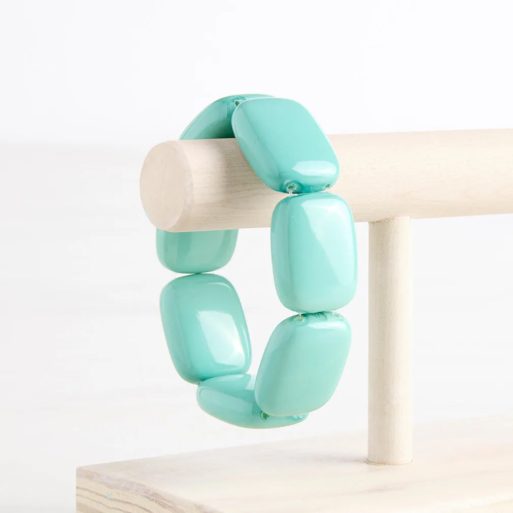Turquoise Chicklet Cooling Bracelet