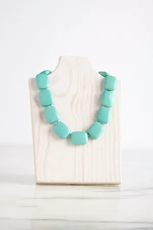 Turquoise Chicklet Cooling Necklace