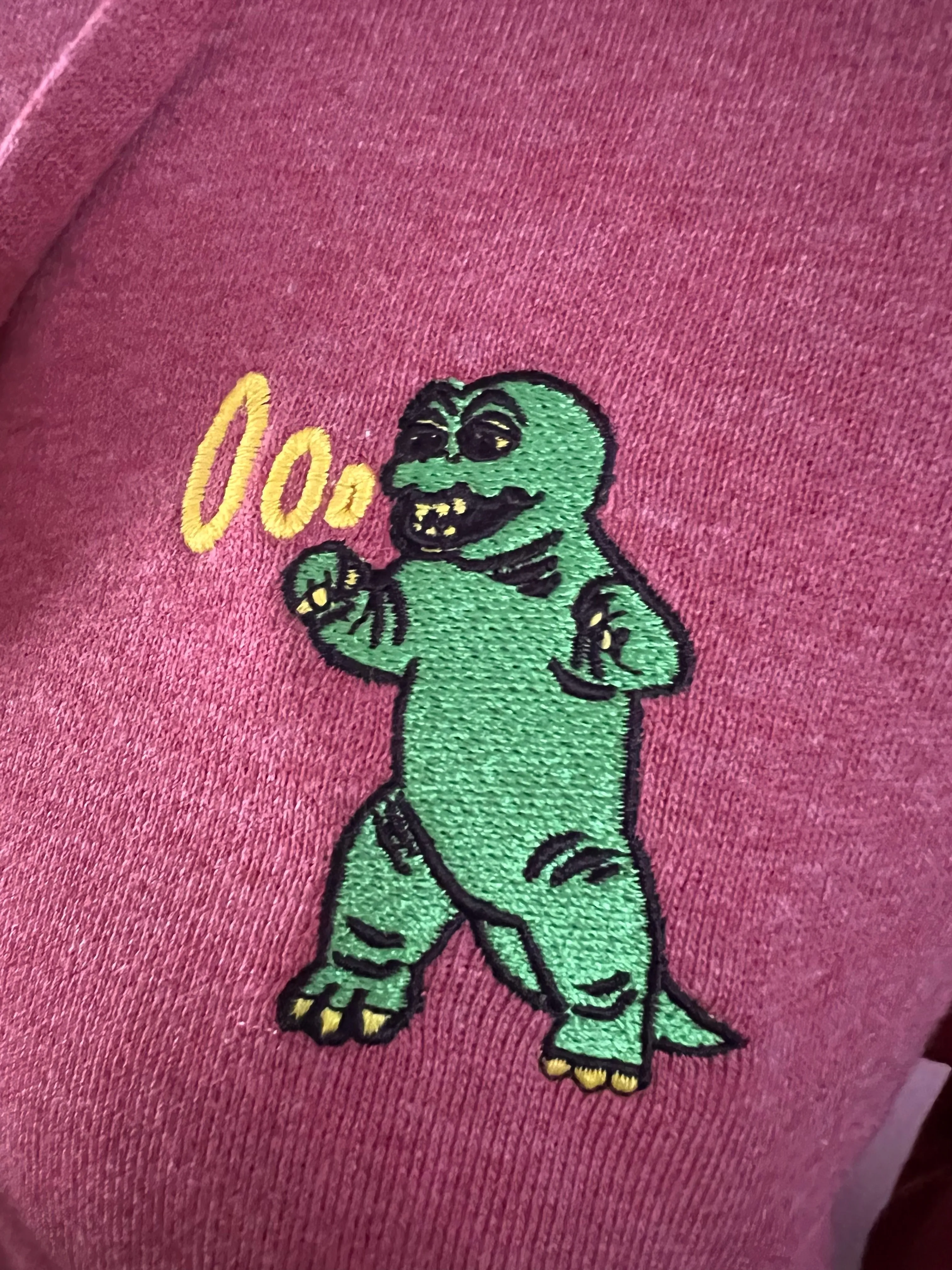 ＊UNISEX＊ GARRR..!MONSTERS PULLOVER HOODIES *HEATHER CARDINAL