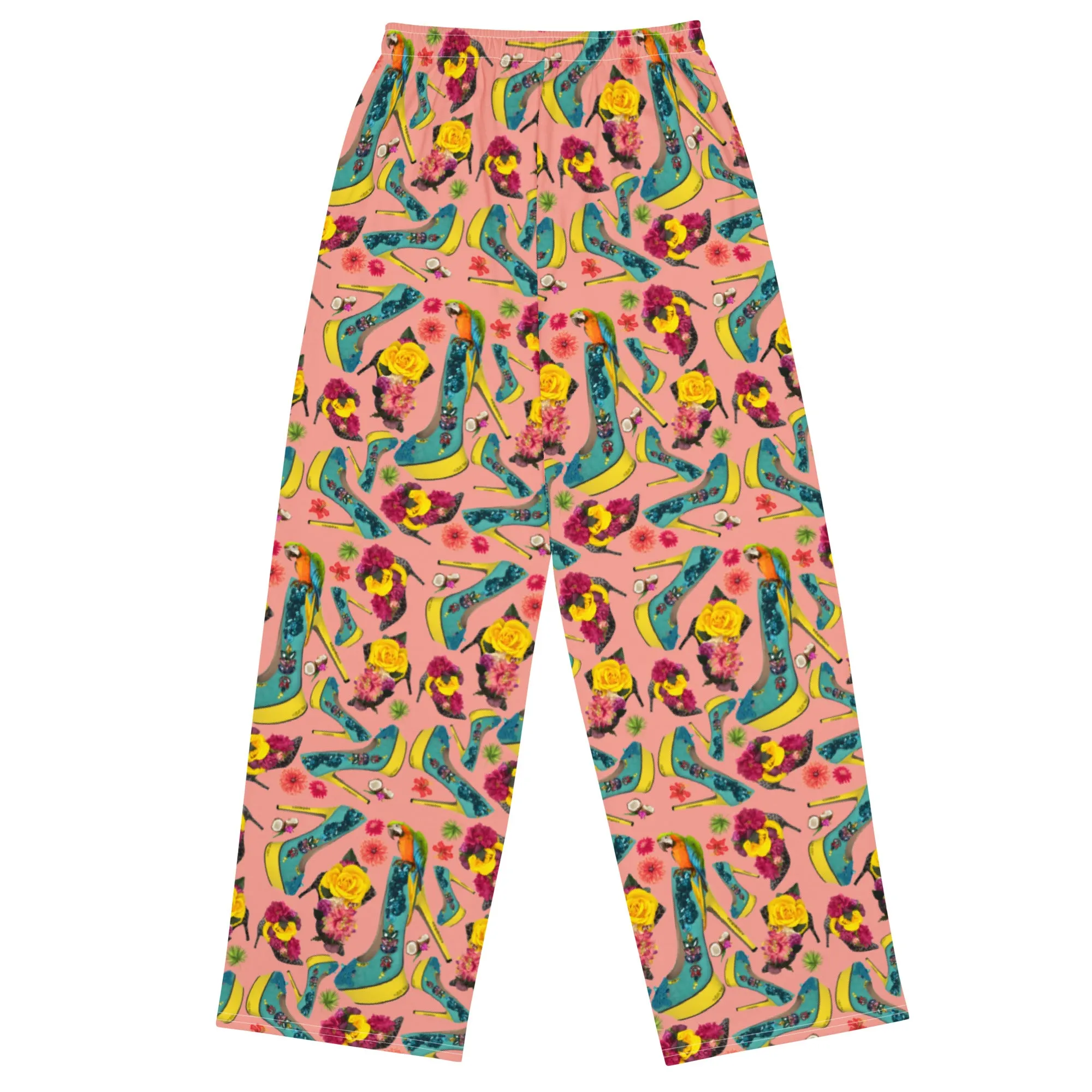 Unisex wide-leg pants 'Tropical Vibe'