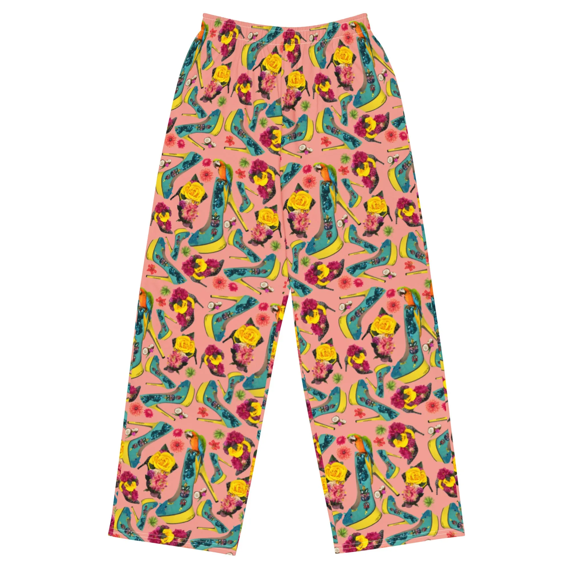 Unisex wide-leg pants 'Tropical Vibe'