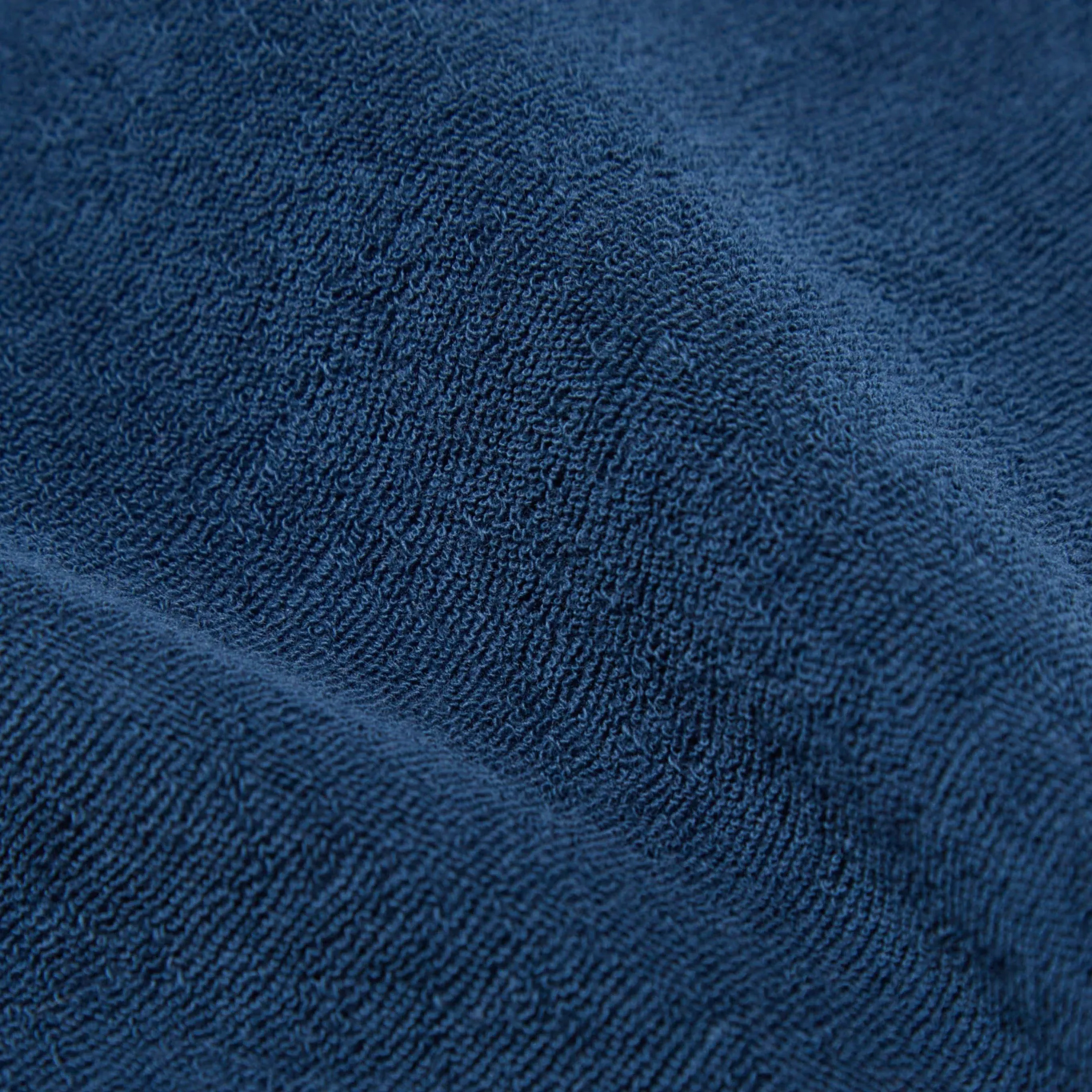 Universal Works Light Weight Terry Vacation Polo Navy