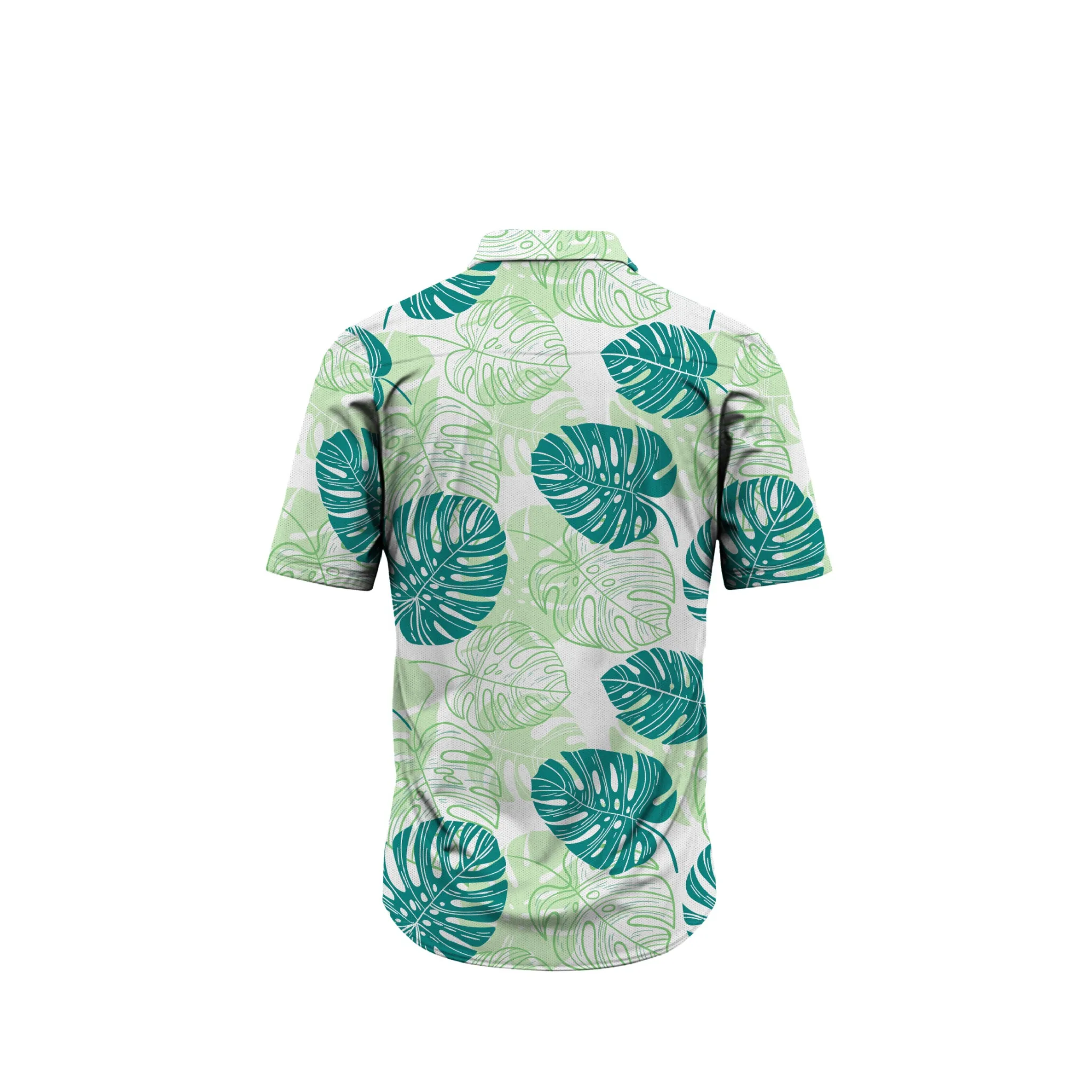 VFL Green Monstera Full Button Shirt