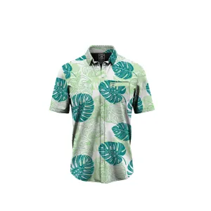 VFL Green Monstera Full Button Shirt