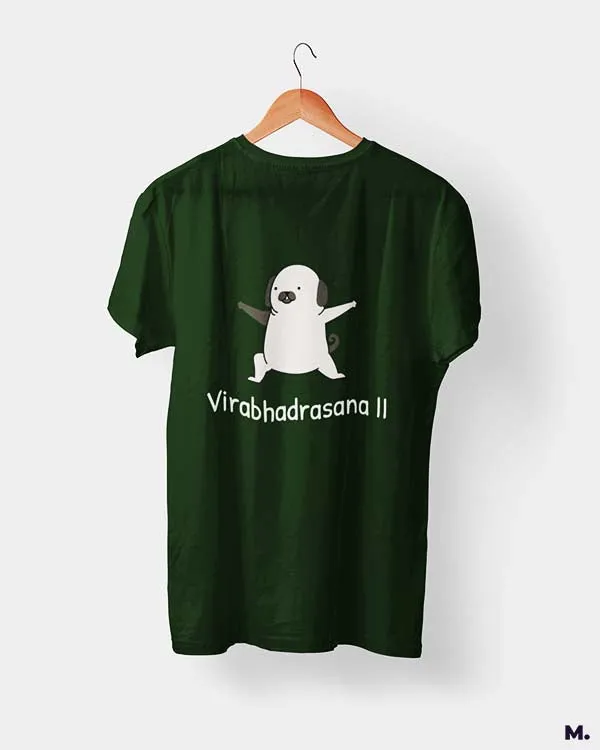 Virabhadrasana printed t shirts